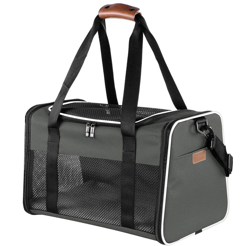 Akinerri Cat Carrier - Portable Foldable Dog Pet Carrier, Soft-Sided Pet Bag up to 15 Lbs, Airline Approved Travel Puppy Carrier - Image 1